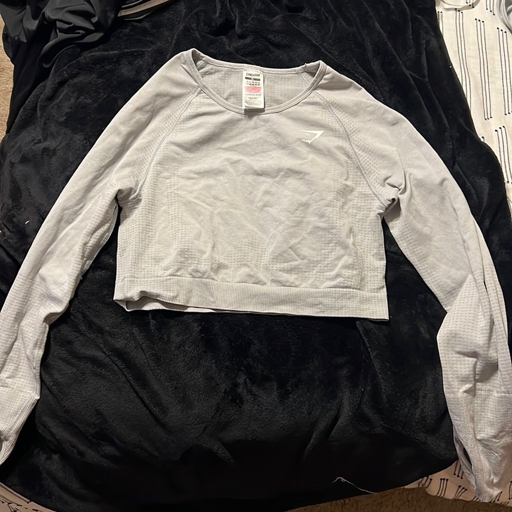 Gymshark Cropped Longsleeve Workout Top